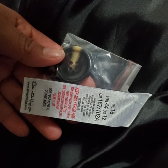 Miss Selfridge Women's Blazer Size 12 Classic Heavyweight - Picture 11 of 12